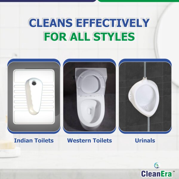 Clean Era Power Plus 10/10 Stain Removal Disinfectant Toilet Cleaner 250 ML Pack Of 2 - Image 3