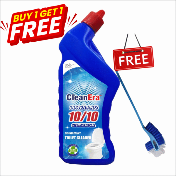 Clean Era Power Plus 10/10 Stain Removal Disinfectant Toilet Cleaner 1 LTR Buy 1 Get 1 Free - Image 8