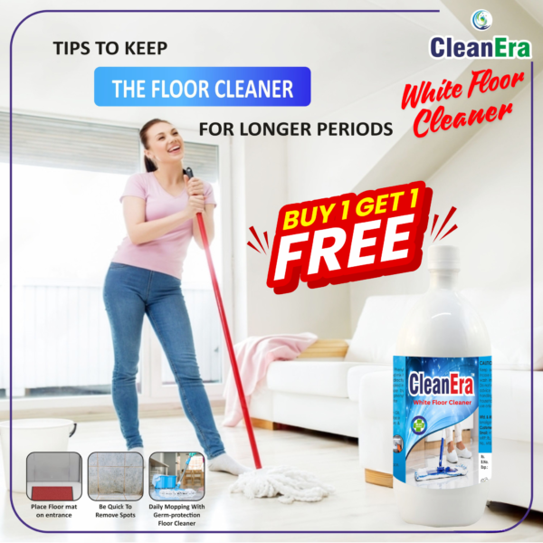 White Floor Cleaner 1 LTR – Buy 1 Get 1 Free Offer - Image 2