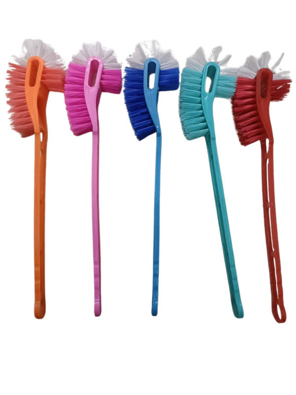 Toilet Cleaning Brush – Strong Bristles for Deep Cleaning Color Multicolor - Image 4